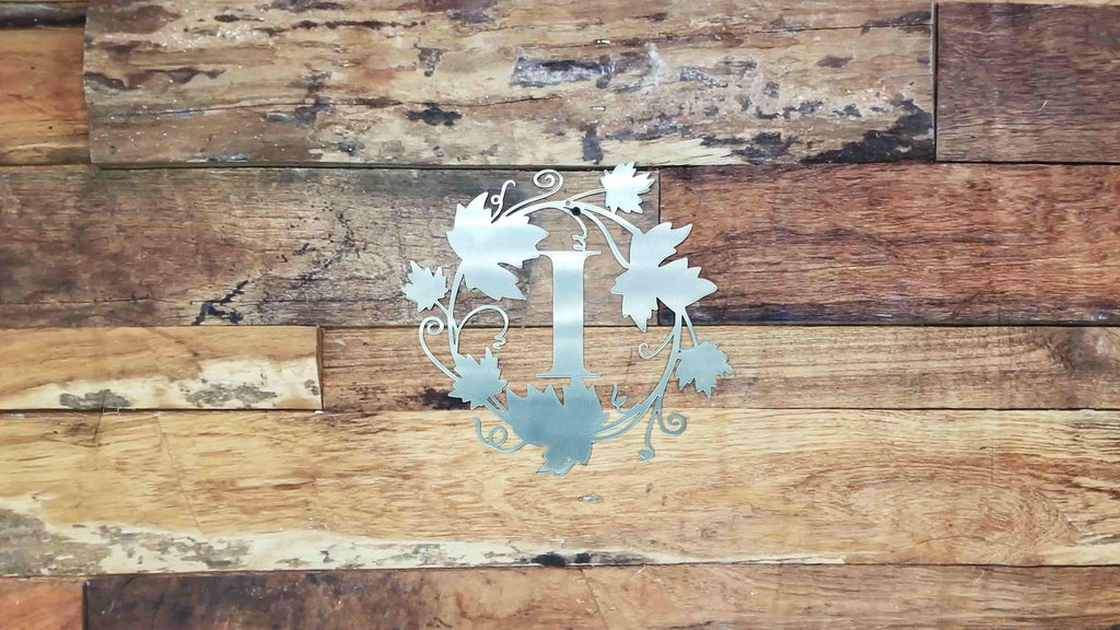 Round Leaf-advanced-metal-art.myshopify.com