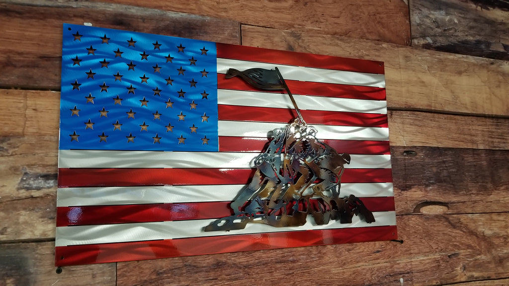 Iwo Jima American Flag-advanced-metal-art.myshopify.com