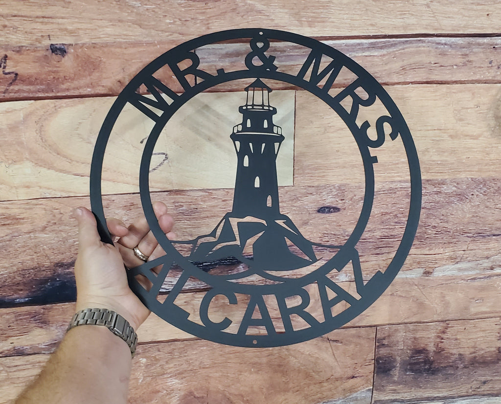 Round Lighthouse-advanced-metal-art.myshopify.com