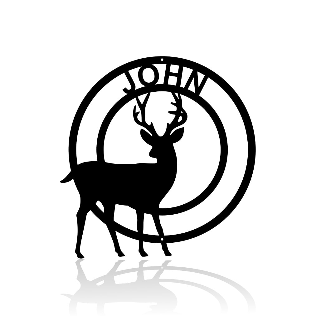 Round Buck-advanced-metal-art.myshopify.com