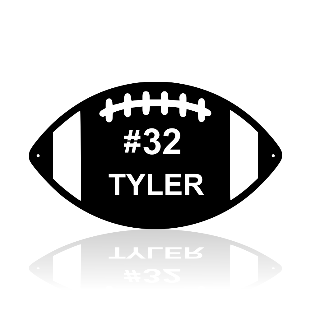 Football - Optional Yard Stake-advanced-metal-art.myshopify.com