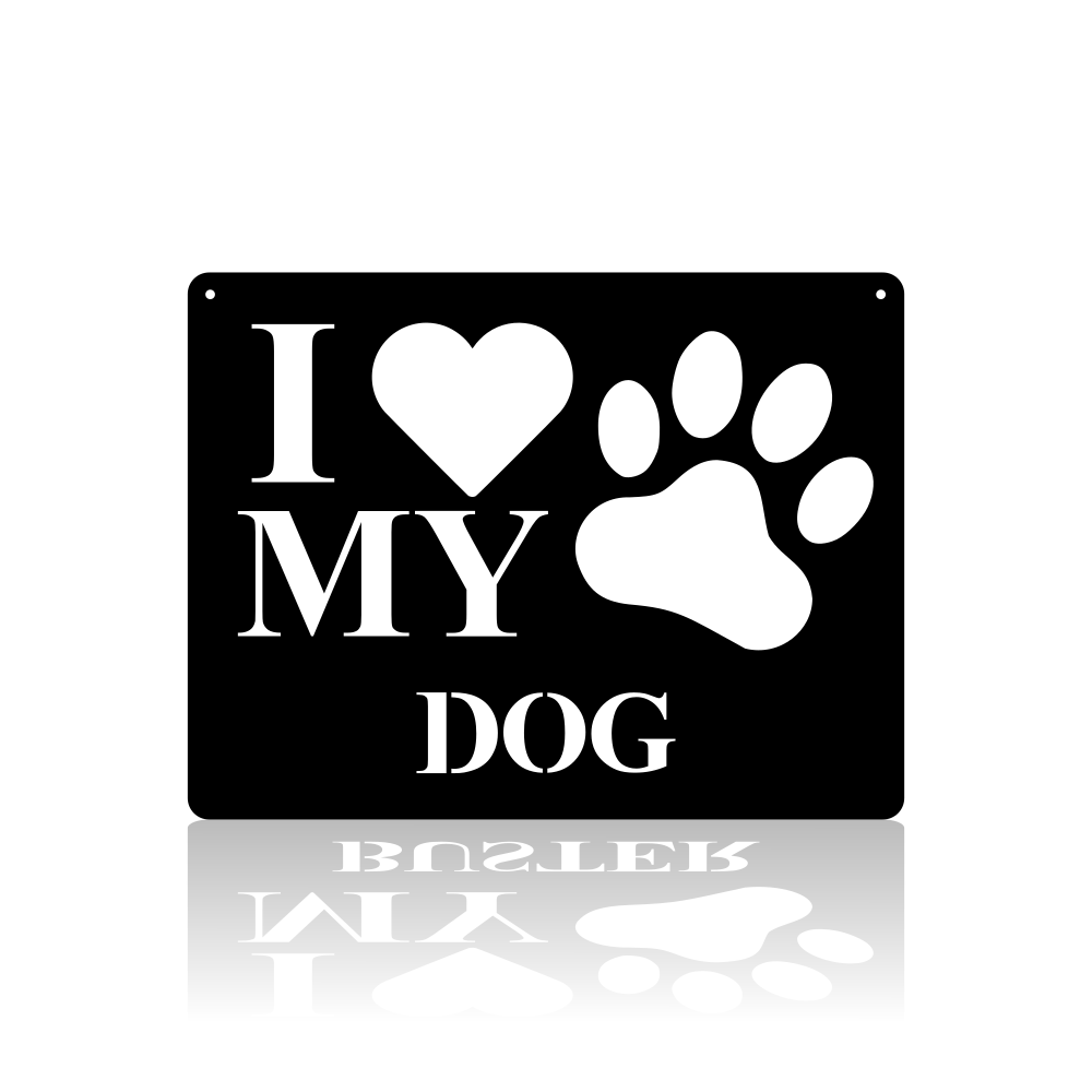 I Love My Pet-advanced-metal-art.myshopify.com