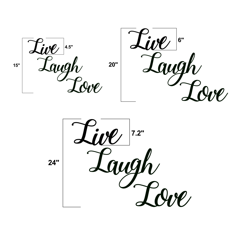 Live Laugh Love-advanced-metal-art.myshopify.com