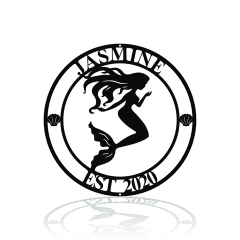 Round Mermaid-advanced-metal-art.myshopify.com