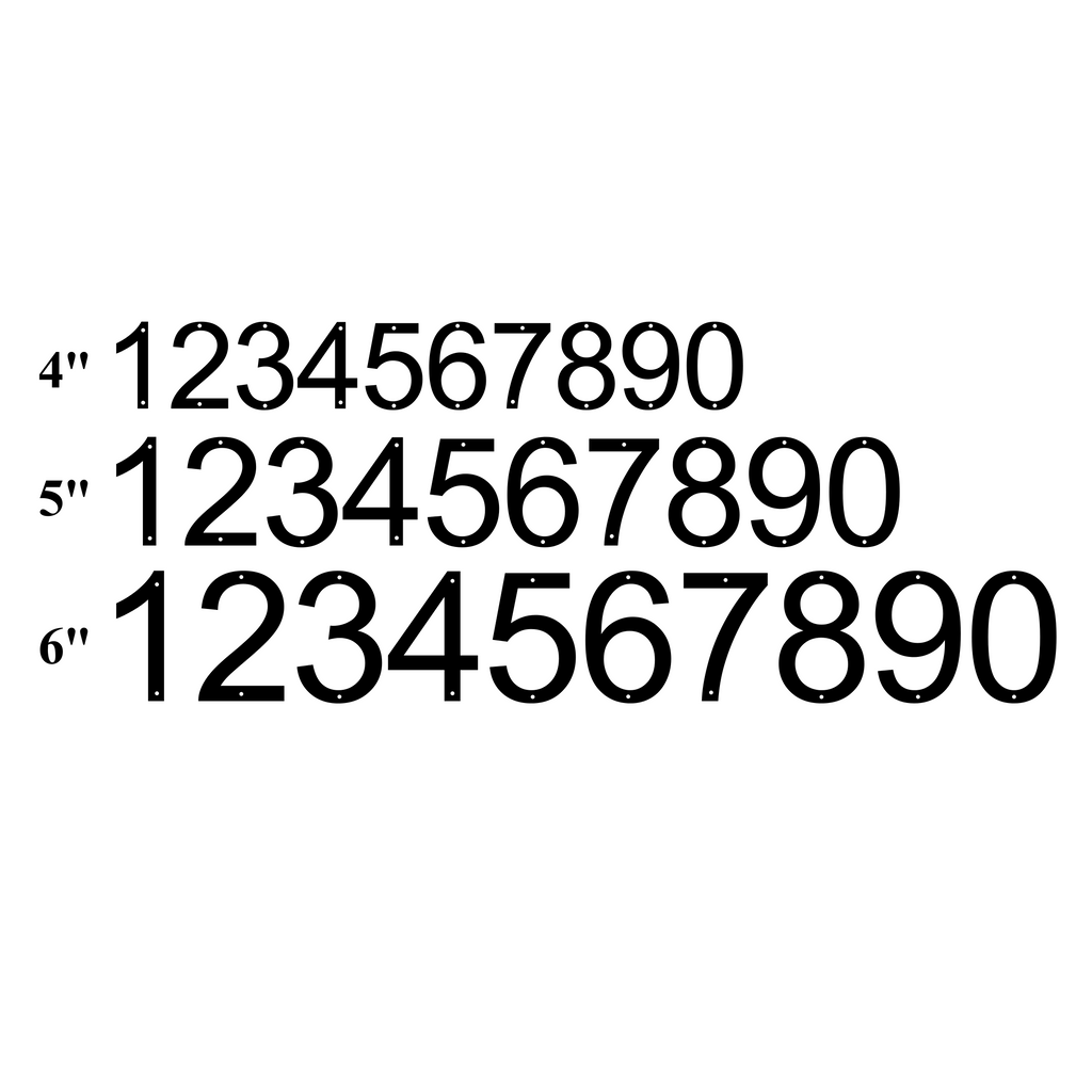 Metal House Numbers Address Markers-advanced-metal-art.myshopify.com