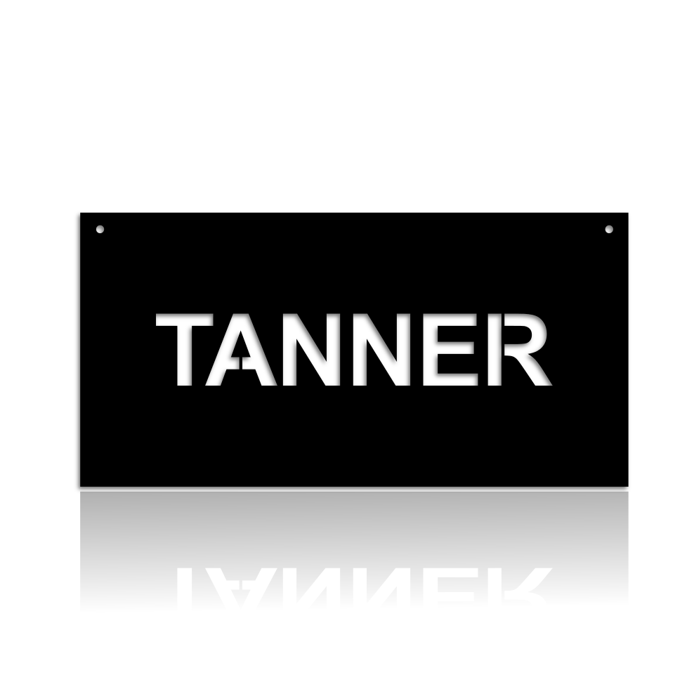 Metal Plate With Name-advanced-metal-art.myshopify.com