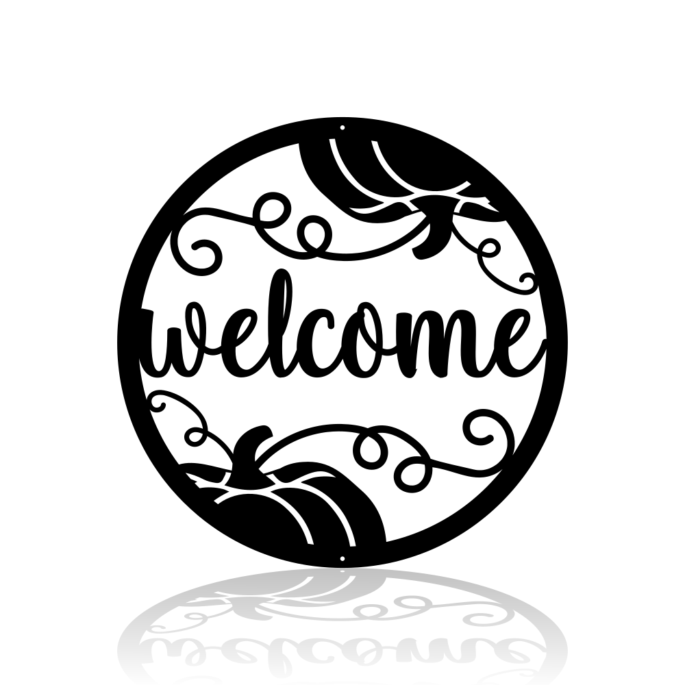 Round Pumpkin-advanced-metal-art.myshopify.com