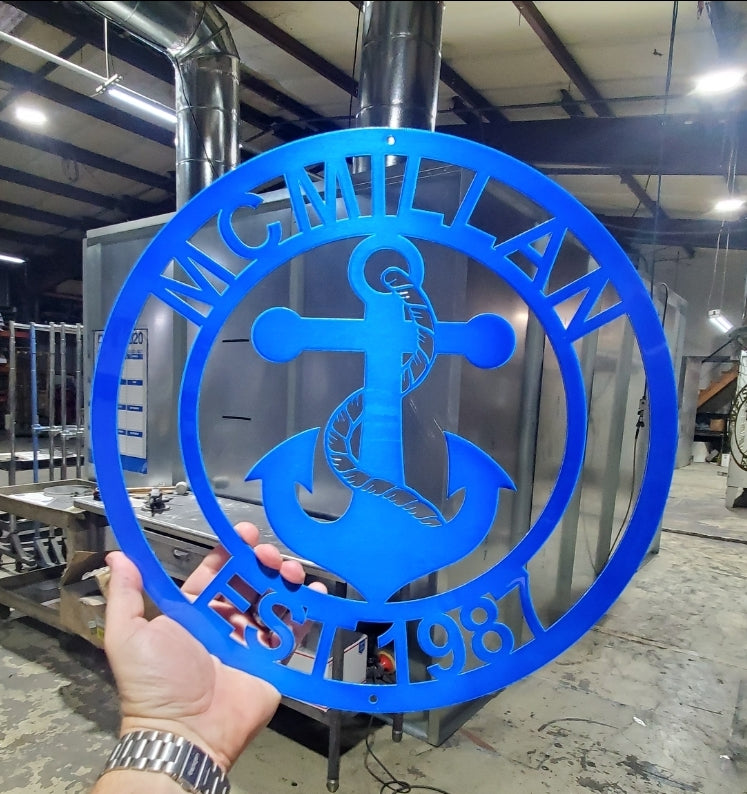 Round Anchor-advanced-metal-art.myshopify.com