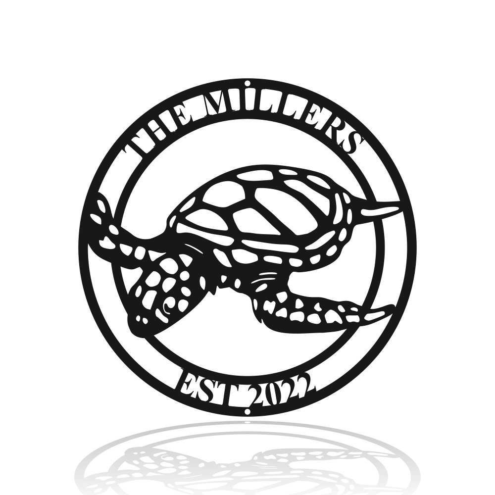 Sea Turtle Monogram