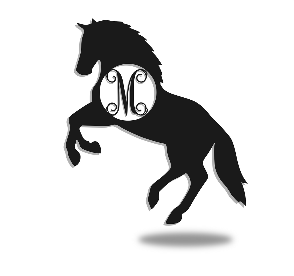 Horse Vine-advanced-metal-art.myshopify.com