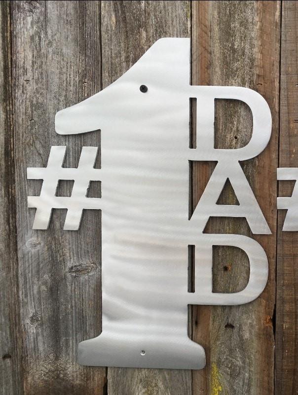 Number One Dad-advanced-metal-art.myshopify.com