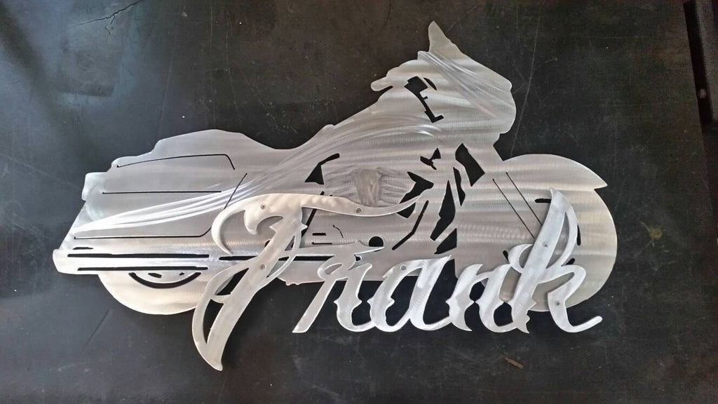 Motorcycle Cutout With Name-advanced-metal-art.myshopify.com