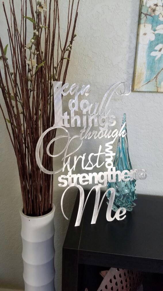 I Can Do All Things Through Christ Proverb-advanced-metal-art.myshopify.com