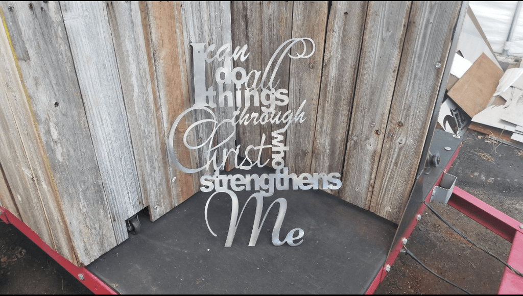 I Can Do All Things Through Christ Proverb-advanced-metal-art.myshopify.com
