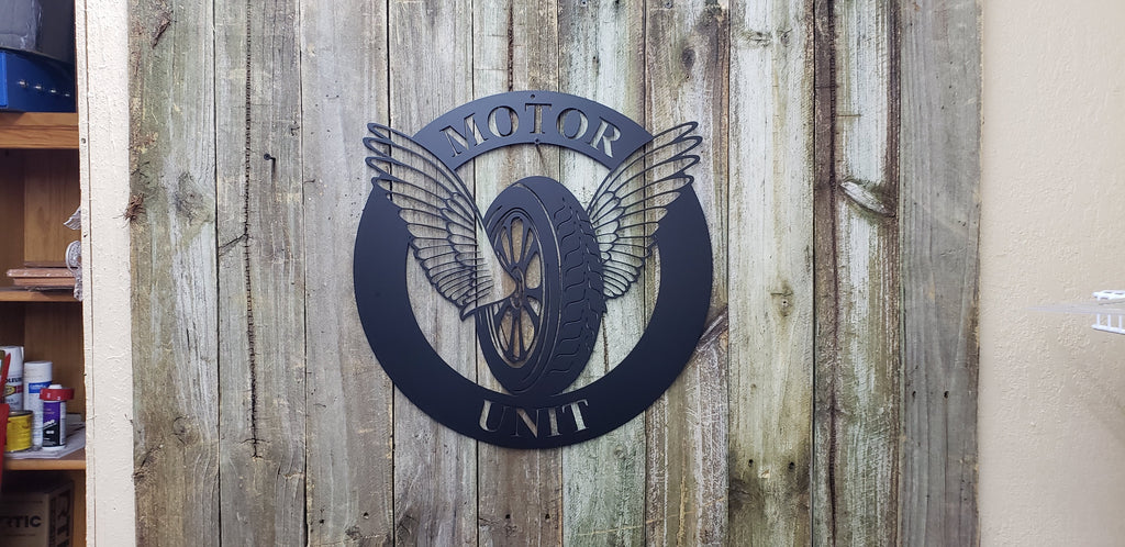 Motor Unit Police Motorcycle-advanced-metal-art.myshopify.com