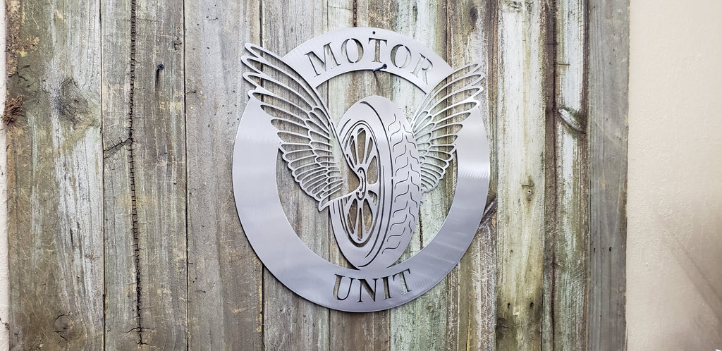 Motor Unit Police Motorcycle-advanced-metal-art.myshopify.com