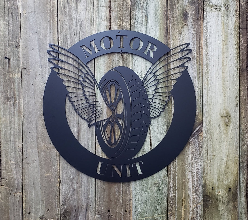 Motor Unit Police Motorcycle-advanced-metal-art.myshopify.com