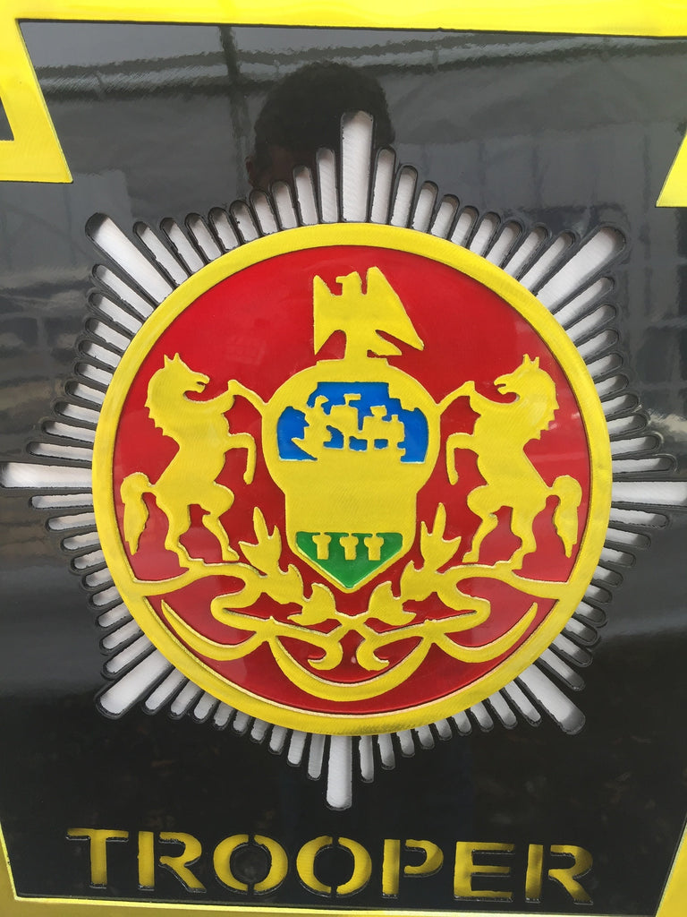 Pennsylvania State Trooper Police Badge-advanced-metal-art.myshopify.com