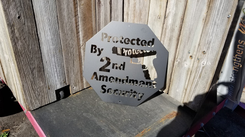 Protected By The Second Amendment-advanced-metal-art.myshopify.com