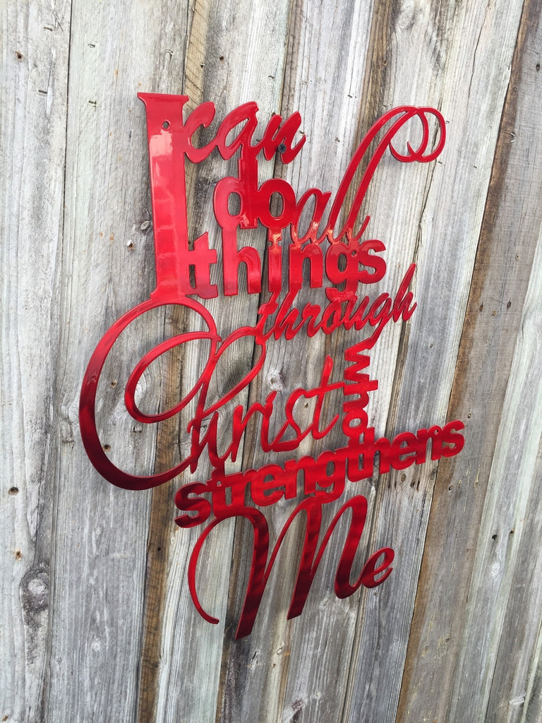 I Can Do All Things Through Christ Proverb-advanced-metal-art.myshopify.com