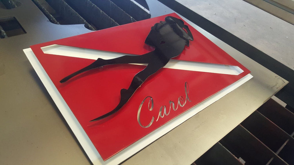 Scuba Diver Flag-advanced-metal-art.myshopify.com