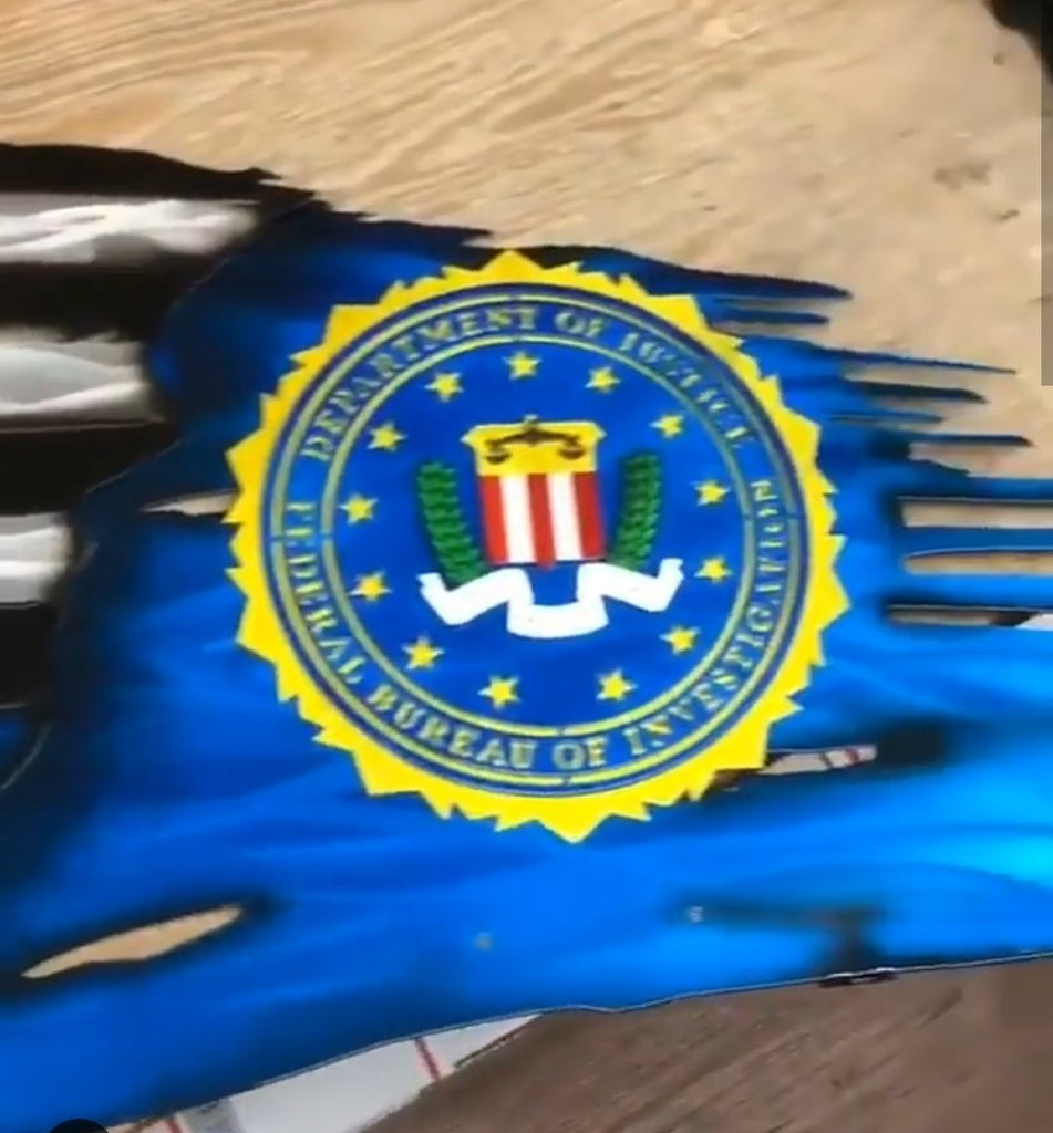 Split Tattered & Torn Burnt American / Military Flag-advanced-metal-art.myshopify.com