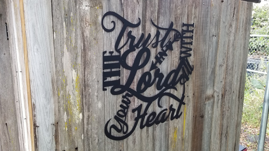 Trust In The Lord With All Your Heart Proverbs 3:5-advanced-metal-art.myshopify.com