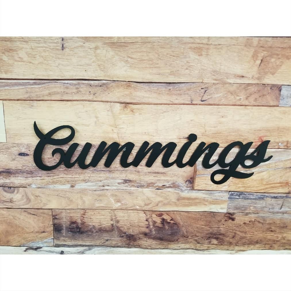 Custom Name Or Word-advanced-metal-art.myshopify.com