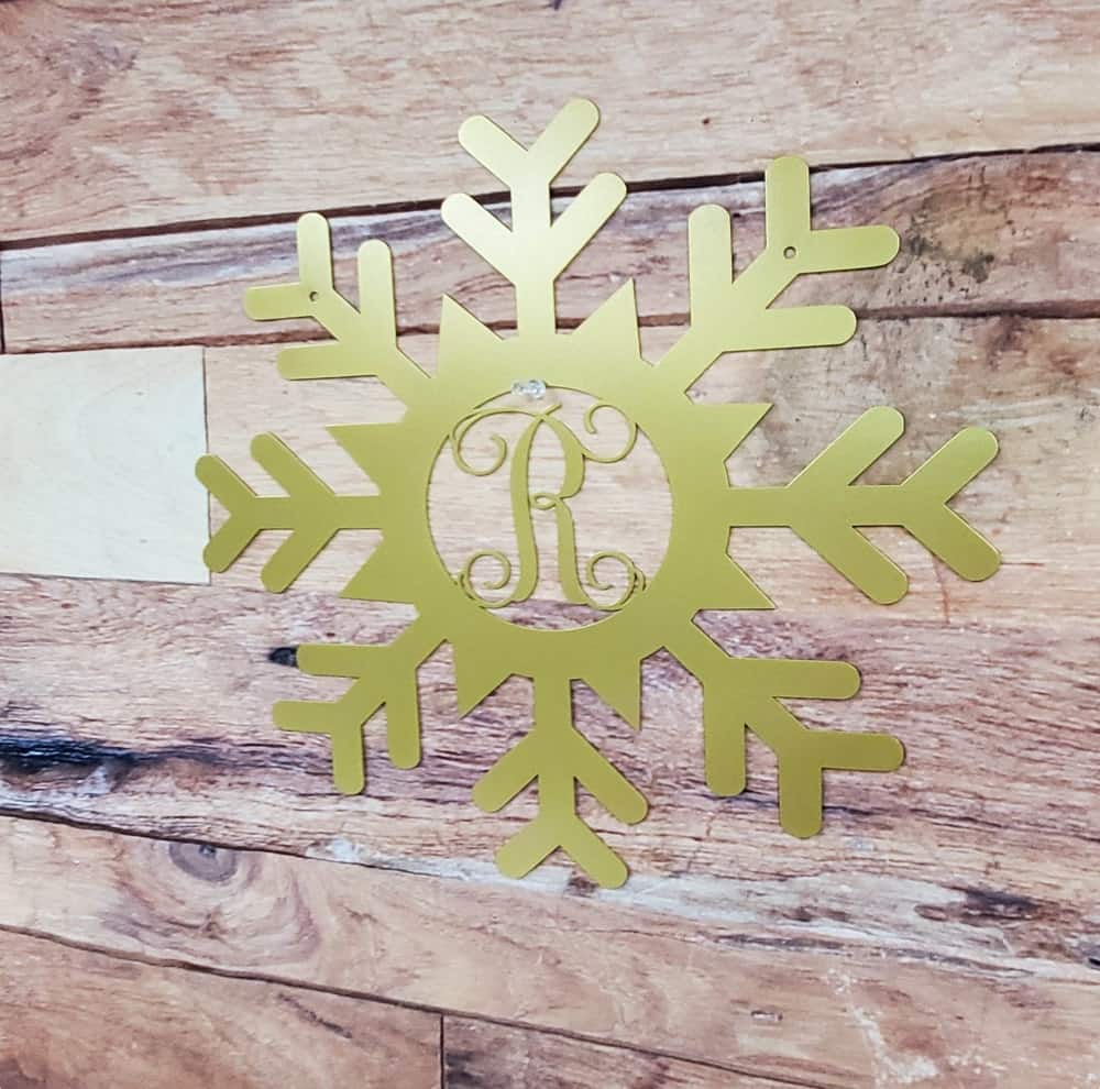 Snowflake Vine-advanced-metal-art.myshopify.com