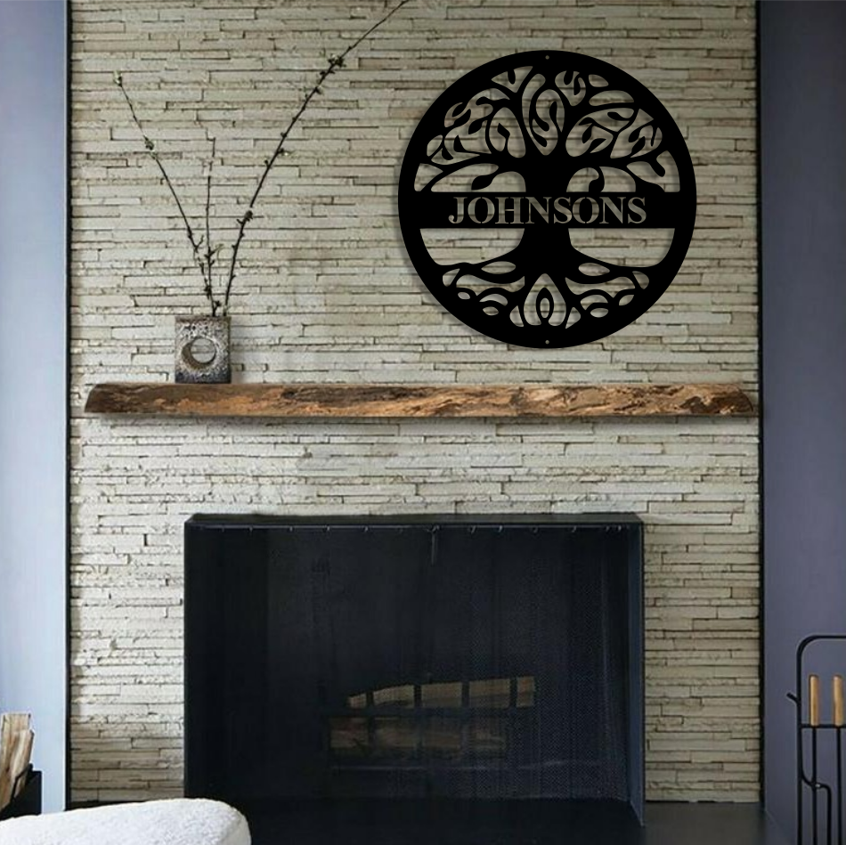 Tree Of Life w/ Name-advanced-metal-art.myshopify.com