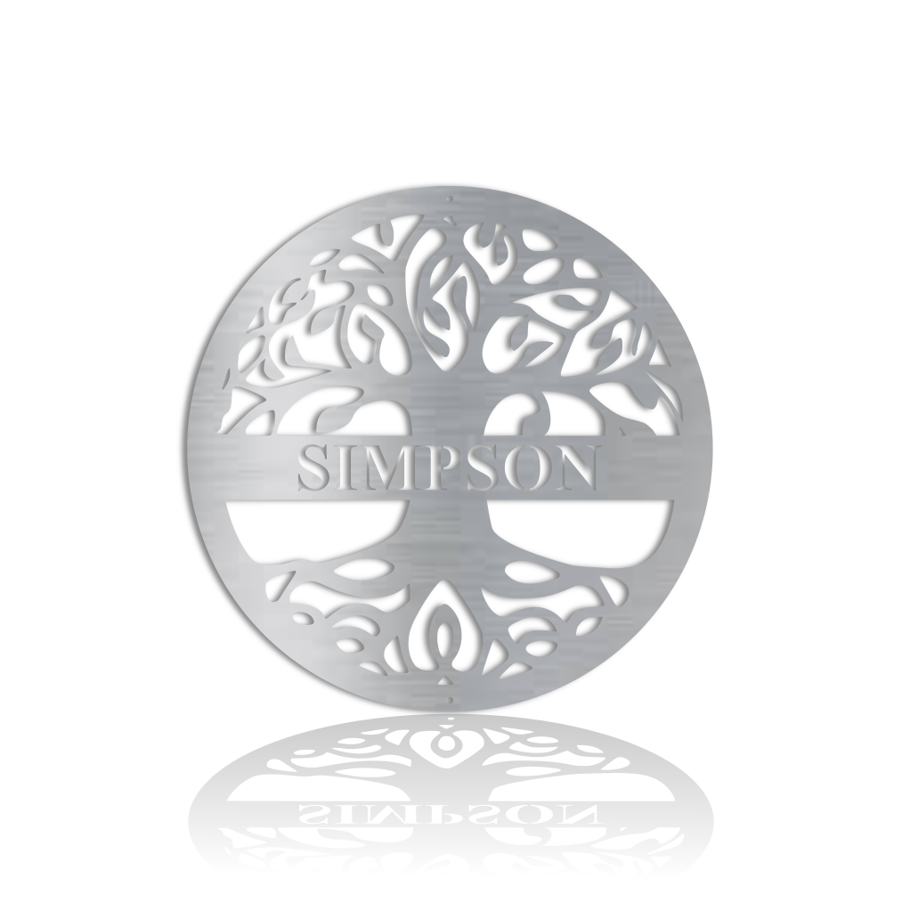 Tree Of Life w/ Name-advanced-metal-art.myshopify.com
