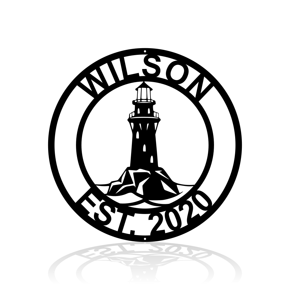 Round Lighthouse-advanced-metal-art.myshopify.com
