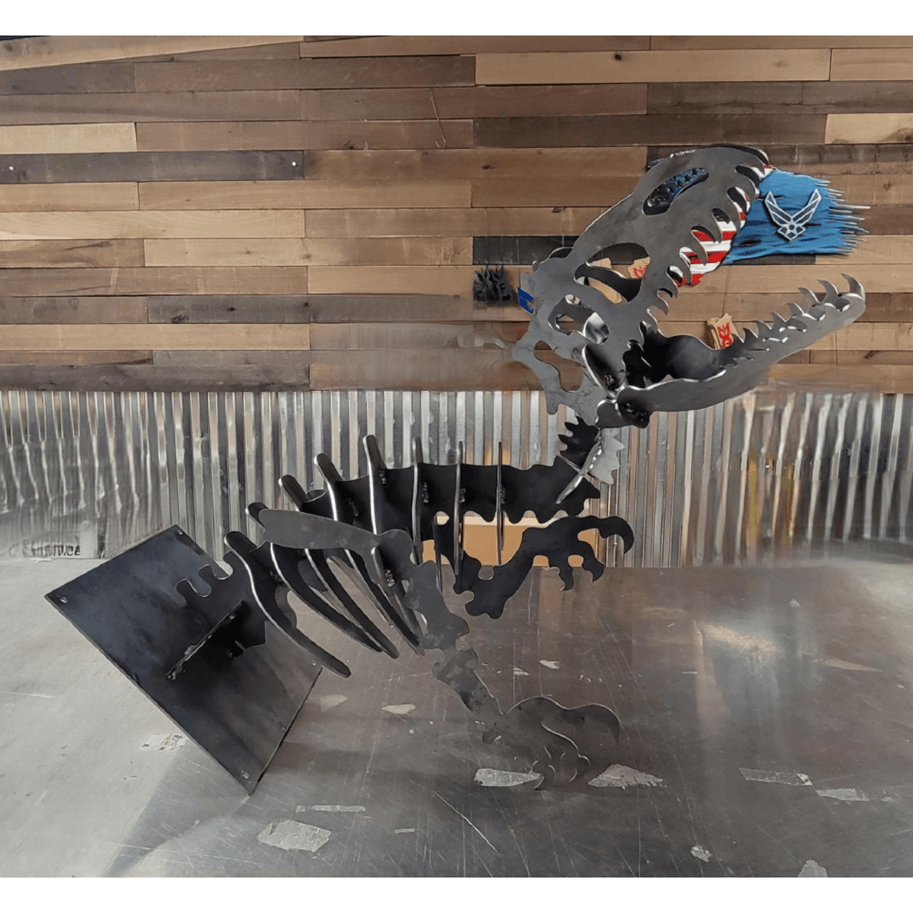 T-Rex Skeleton Bust Wall Mount