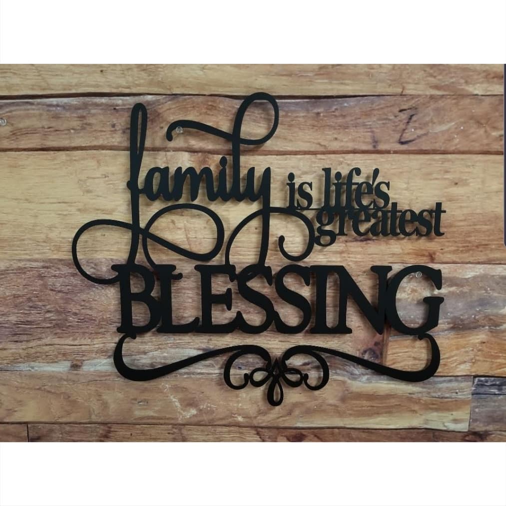Family Is Life's Greatest Blessing-advanced-metal-art.myshopify.com