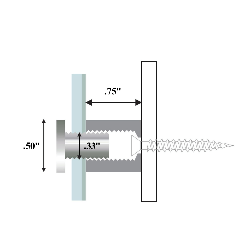 Standoffs - Painted To Match-advanced-metal-art.myshopify.com