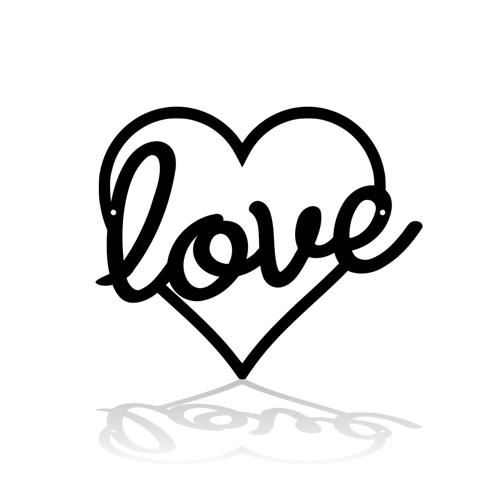 Love In A Heart-advanced-metal-art.myshopify.com