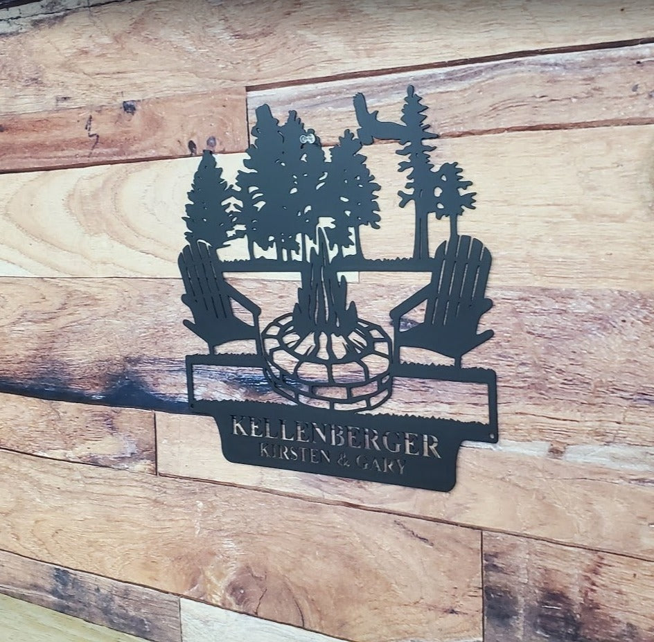 Campfire Scene-advanced-metal-art.myshopify.com