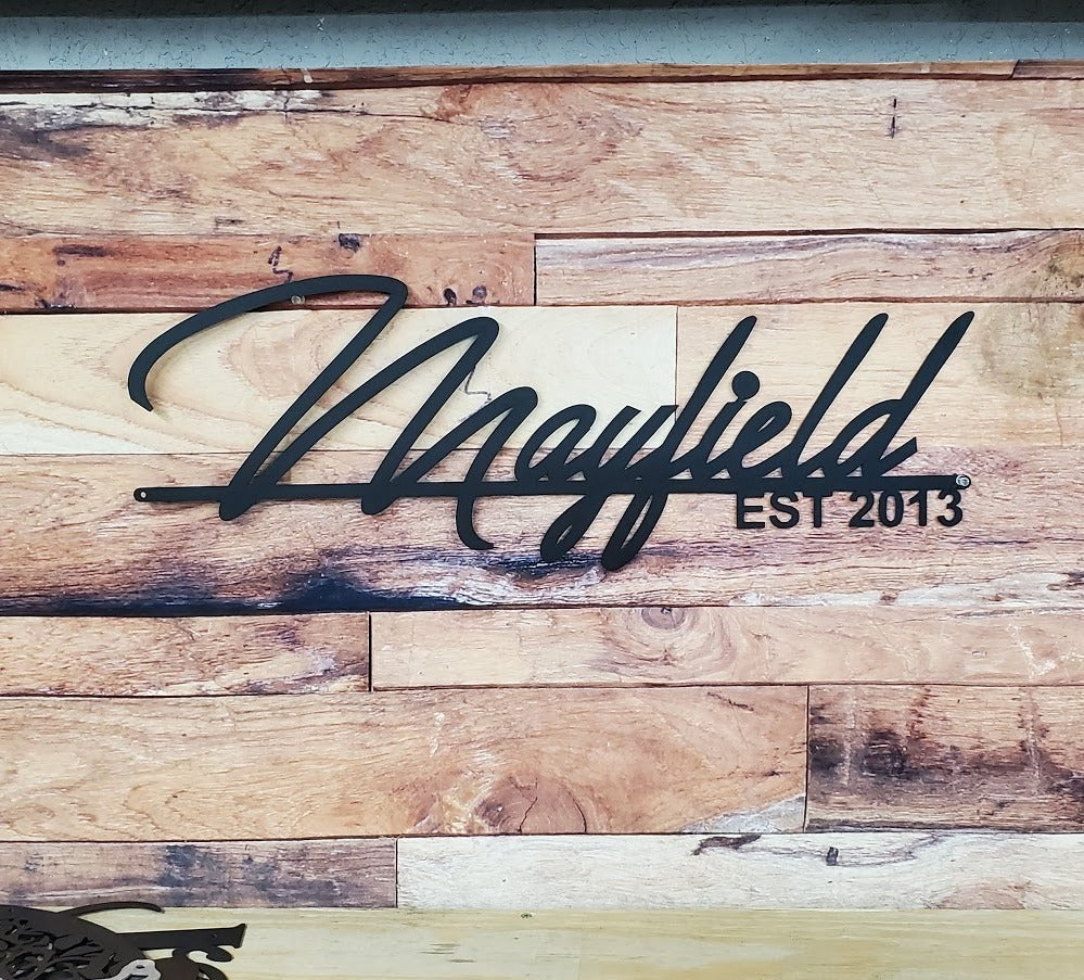 Modern Cursive Name-advanced-metal-art.myshopify.com