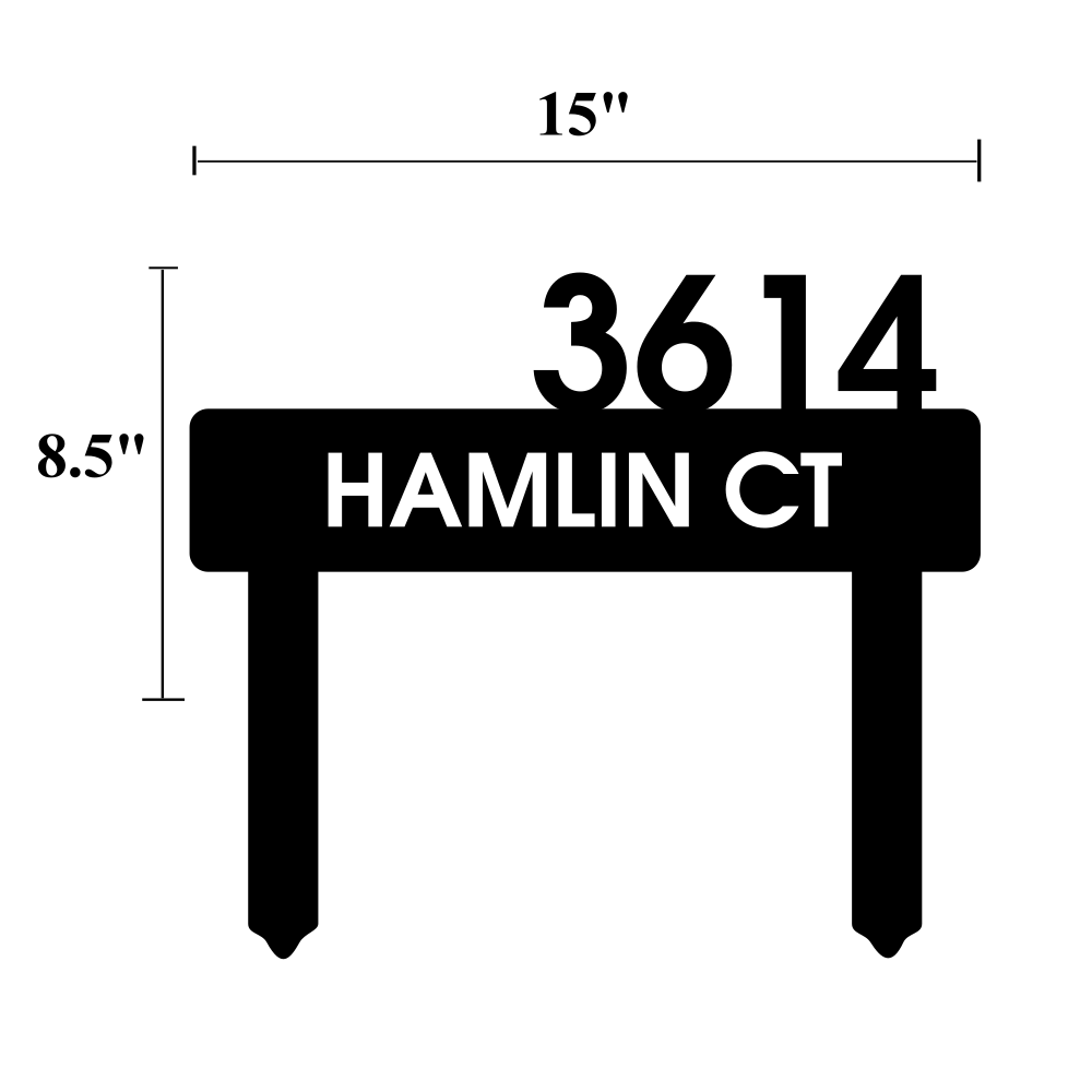 Address Yard Stake-advanced-metal-art.myshopify.com